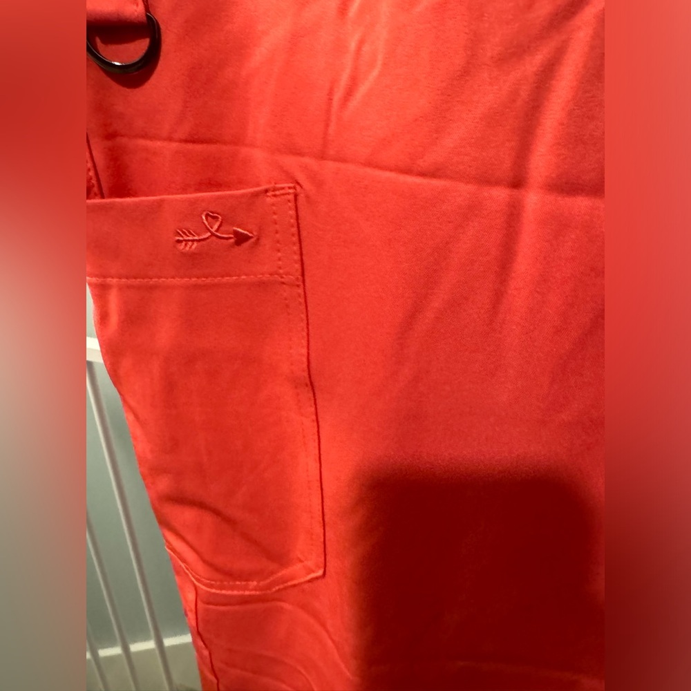 NEW Ava Therese Yoga Scrub Pants Coral 3018 Women Ladies 3X 3XL Zavate - Picture 4 of 12